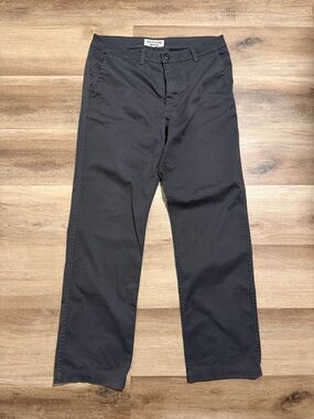 Devium Pants Mens Grey Chino 5 Pockets 32 Fits 34x32 Straight Business Work USA